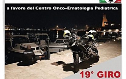 Il 19° Giro del Salento organizzato a favore del reparto di Oncoematologia Pediatrica di Lecce fa tappa a Villa Baldassarri