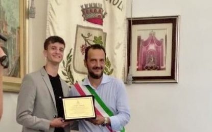 Giorgio Guerrieri talento in ascesa della danza premiato a Novoli