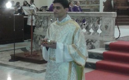 Il guagnanese Sandro Ricciato diventa sacerdote. Stasera la Messa nella Cattedrale di Brindisi