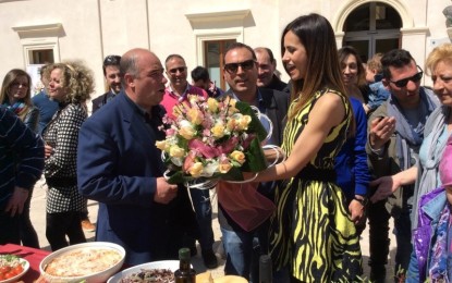 Ricette all’Italiana, Michela Coppa: «Guagnano, una delle piazze più accoglienti e più belle del Salento»