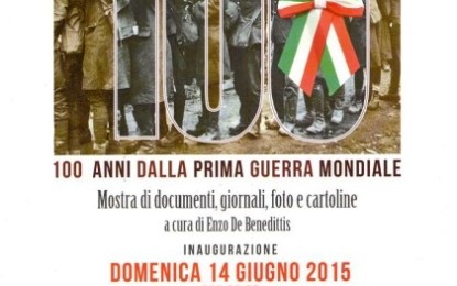 Il 14 giugno a Veglie l’inaugurazione della mostra a cura di Enzo De Benedittis in occasione del centenario della Grande Guerra