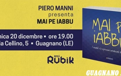 “Mai pe iabbu”, domenica sera al Rubik si presenta l’opera di Piero Manni