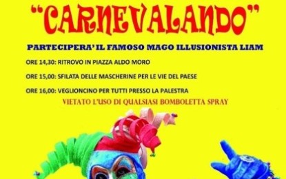 “Carnevalando”, anche a Villa Baldassarri si festeggia il carnevale in piazza. L’appuntamento è domenica pomeriggio