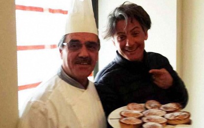 «Il padre biologico dei pasticciotti leccesi», Fiorello dedica un tweet allo chef salicese Mimino Simmini