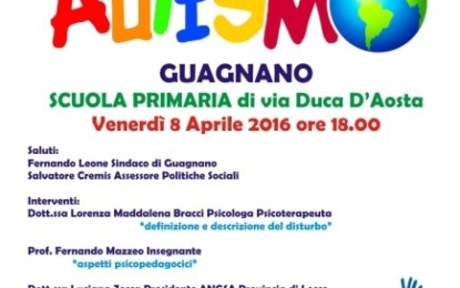 Venerdì nella scuola di via Duca d’Aosta di Guagnano un incontro formativo sull’autismo