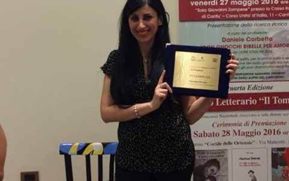 “Un caffè in ghiaccio con latte di mandorla” sul podio: terzo posto a Cantù per il libro di Valentina Perrone