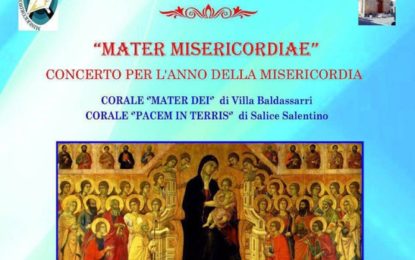 Stasera nella Parrocchia S. Maria del Carmelo di Villa Baldassarri il concerto corale “Mater Misericordiae”