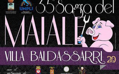 Al via la 35ª edizione della Sagra del Maiale di Villa Baldassarri. Il 2 settembre il taglio del nastro