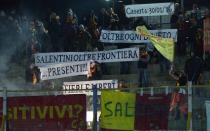 US Lecce, i giallorossi perdono di misura: a Caserta finisce 1-0 per i padroni di casa