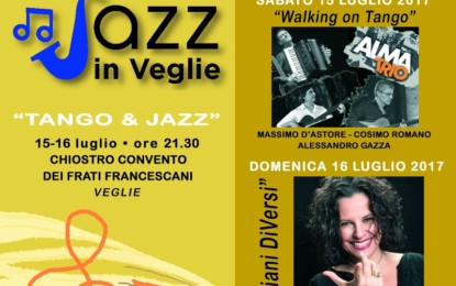 “Jazz in Veglie 2017”, torna la rassegna vegliese dedicata alla musica jazz