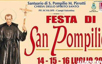 Campi Salentina festeggia San Pompilio dal 14 al 16 luglio: ecco il programma