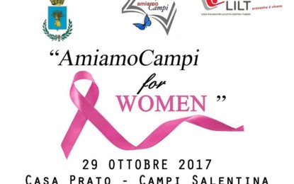 “AmiamoCampi for Women”: visite senologiche gratuite domenica 29 ottobre a Campi Salentina
