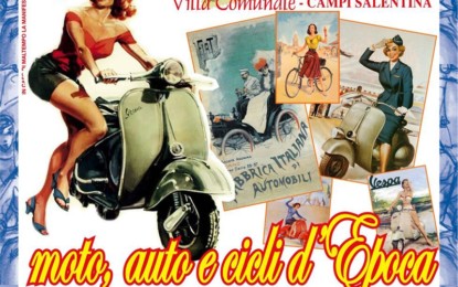 Domenica a Campi Salentina la mostra di moto, auto e bici d’epoca