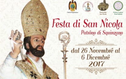 Squinzano si prepara a onorare il santo patrono San Nicola da Myra: ecco il programma dei festeggiamenti