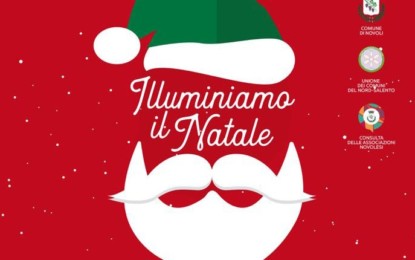 Novoli s’illumina per le festività natalizie, Sozzo: «Importante evento per la comunità novolese»
