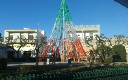 Il 4 dicembre l’albero di Natale ecologico di Largo delle Rimembranze darà il via alle manifestazioni natalizie di Veglie