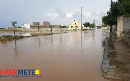 Nord Salento in ginocchio per il maltempo, a Veglie strade bloccate e danni all’agricoltura