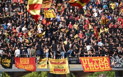 US Lecce, i giallorossi cedono nel finale: contro il Cittadella termina in pareggio