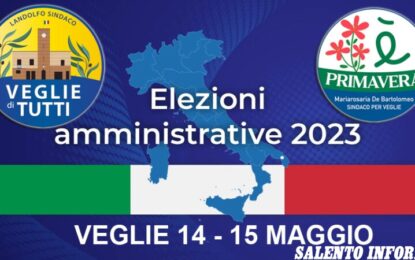 Elezioni amministrative 2023: comune di Veglie al voto