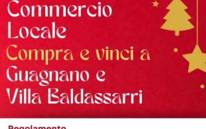 Guagnano e Villa Baldassarri: “Acquista e vinci” per sostenere il commercio locale