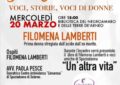 Filomena Lamberti, la prima donna sfregiata dall’acido, nella Biblioteca di Guagnano